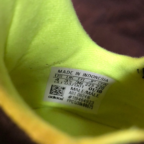 Kids Adidas X 18.3 FG J Soccer Cleats Girls Boys - Picture 7 of 7